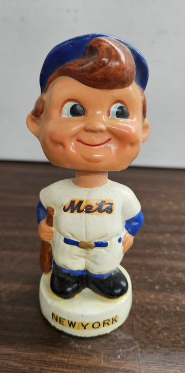 1960s New York Mets Vintage Mini Bobblehead Nodder