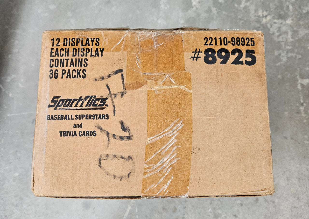 1986 Sportflics Baseball 12 Box Case Factory Sealed