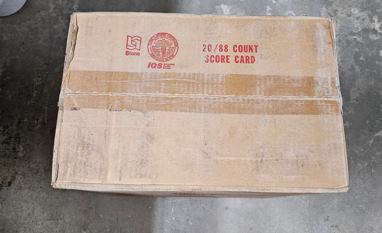 1988 Score Baseball Wax Case Factory Sealed
