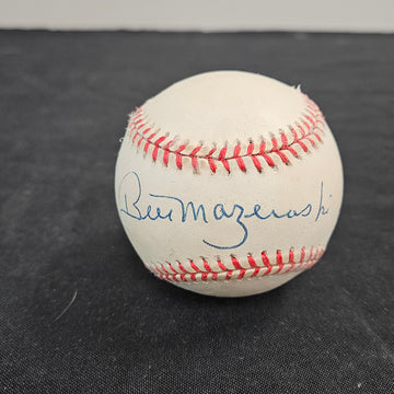 Bill Mazeroski Signed Autographed Rawlings ONL Baseball JSA *956