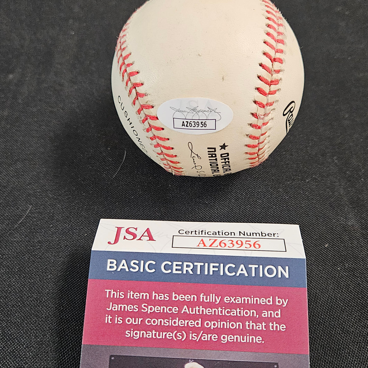 Bill Mazeroski Signed Autographed Rawlings ONL Baseball JSA *956