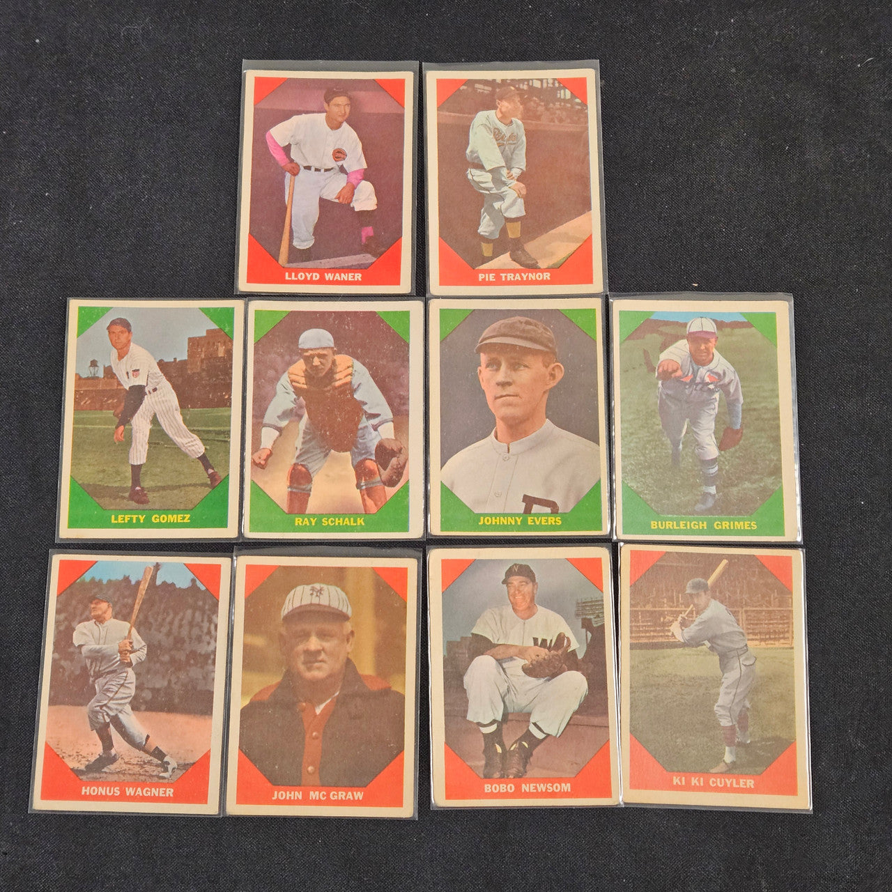 1960 Fleer Baseball Cards (Lot Of 42) Low Grade