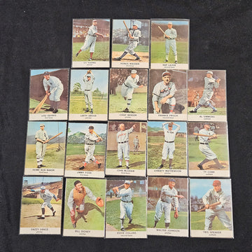 1961 Golden Press Baseball Complete Set (33) Low Grade