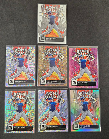 2022 Donruss/Optic Pete Alonso Rainbow Lot Of 7