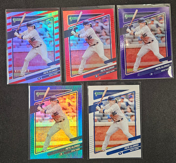 2021 Donruss Pete Alonso Rainbow Lot Of 5