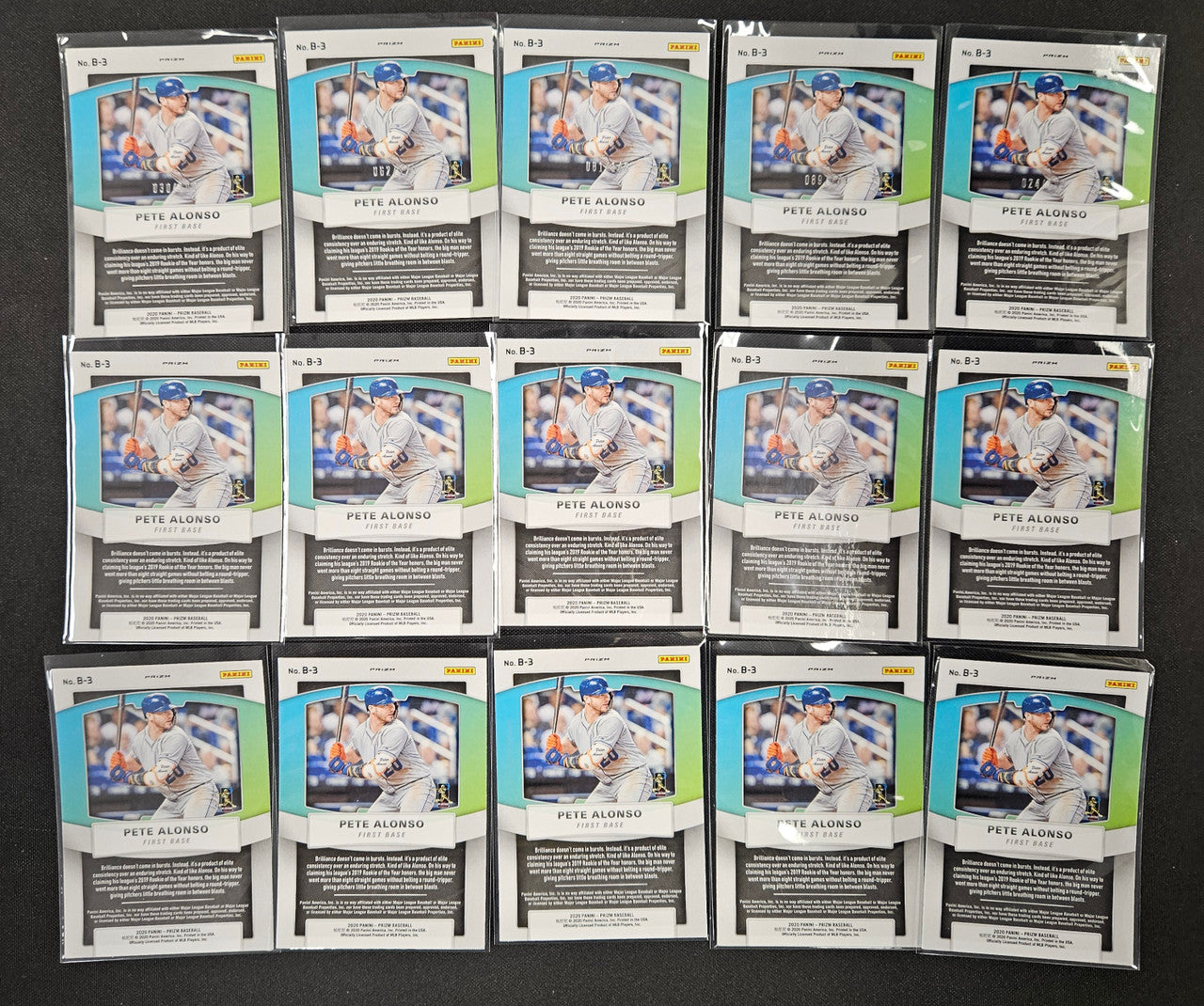 2020 Panini Prizm Pete Alonso Rainbow Lot Of 15