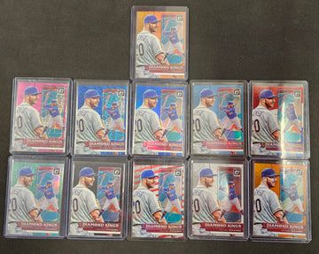 2022 Donruss/Optic Pete Alonso Diamond Kings Rainbow Lot Of 11