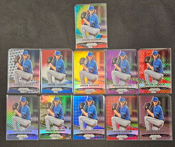 2015 Panini Prizm Jacob DeGrom Rainbow Lot Of 11