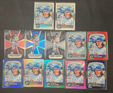 2016 Donruss Optic Jacob DeGrom Rainbow Lot Of 12