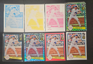 2016 Panini Donruss Jacob DeGrom Rainbow Lot Of 8