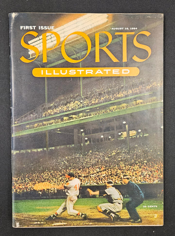 August 16, 1954 Sports Illustrated First 1st Issue W/ Complete Card Sheets