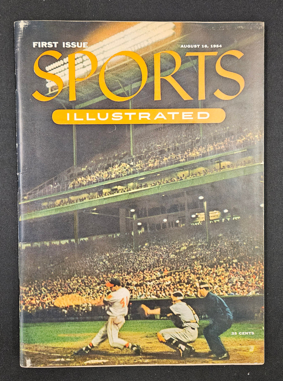 August 16, 1954 Sports Illustrated First 1st Issue W/ Complete Card Sheets