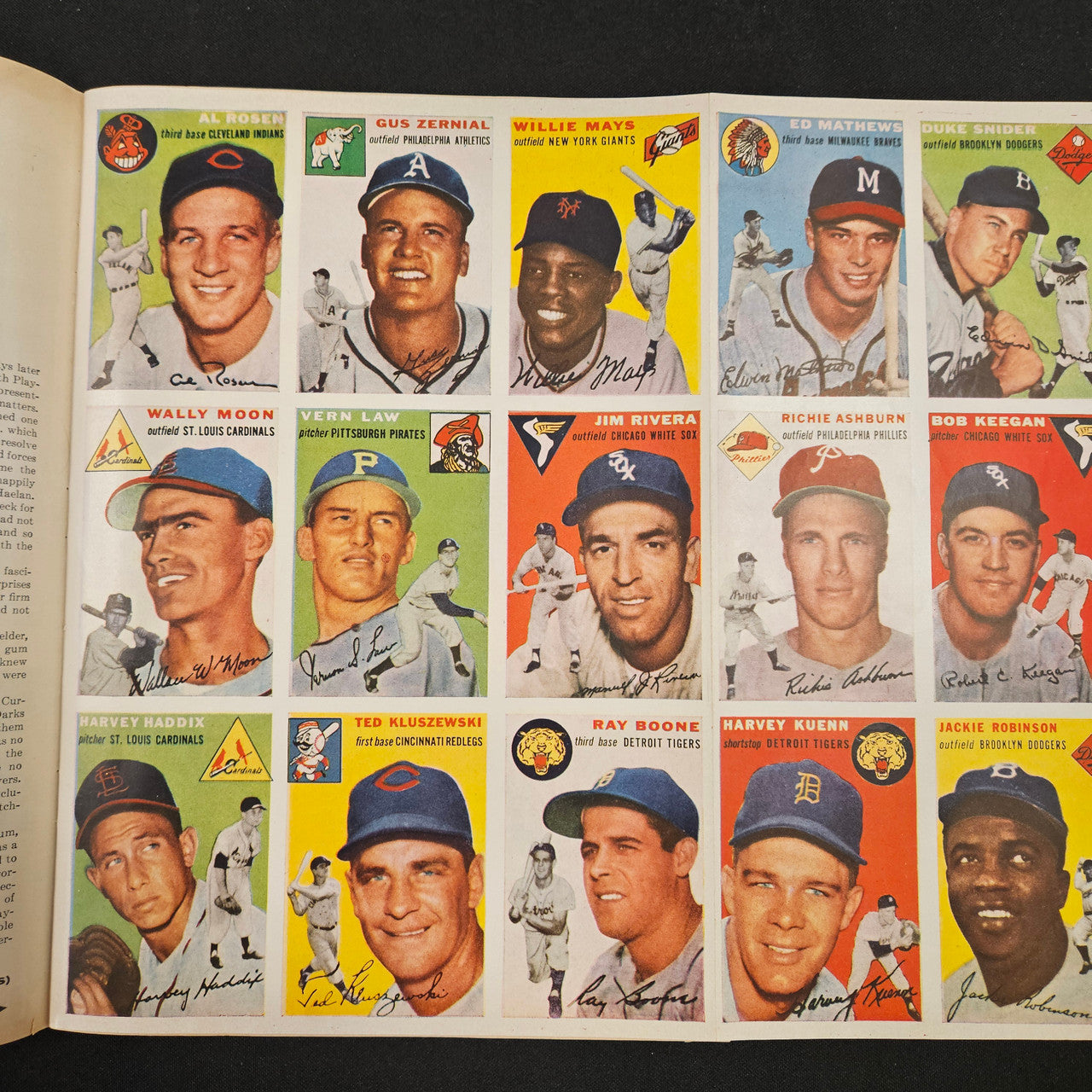 August 16, 1954 Sports Illustrated First 1st Issue W/ Complete Card Sheets