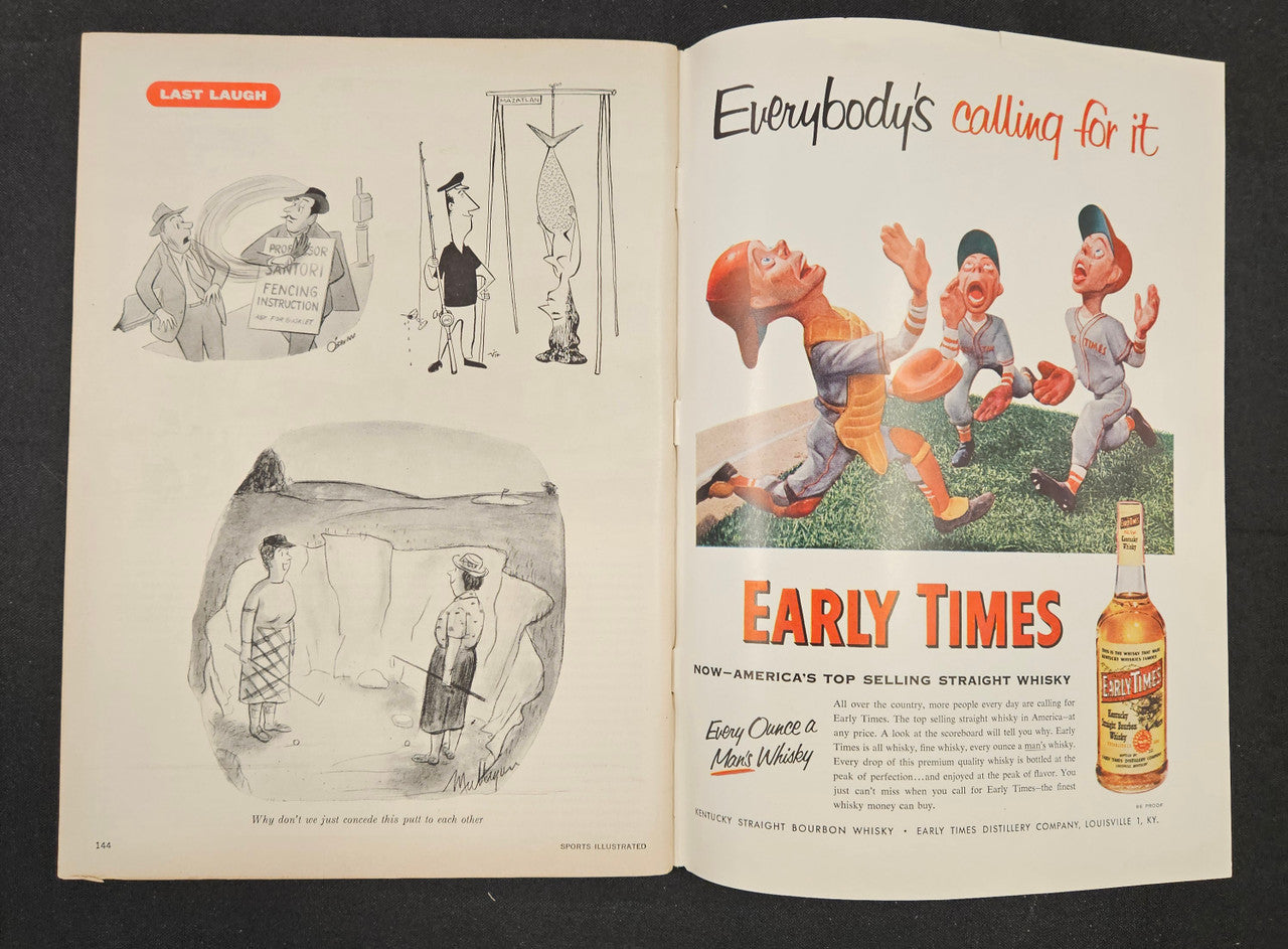 August 16, 1954 Sports Illustrated First 1st Issue W/ Complete Card Sheets