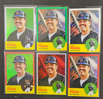2022 Topps Archives Mike Piazza Rainbow Lot Of 6