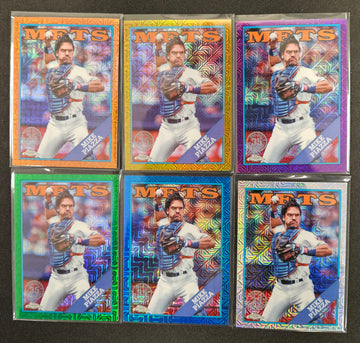 2023 Topps Chrome Silver Pack Mike Piazza Rainbow Lot Of 6