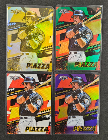 2022 Topps Fire Mike Piazza Rainbow Lot Of 4