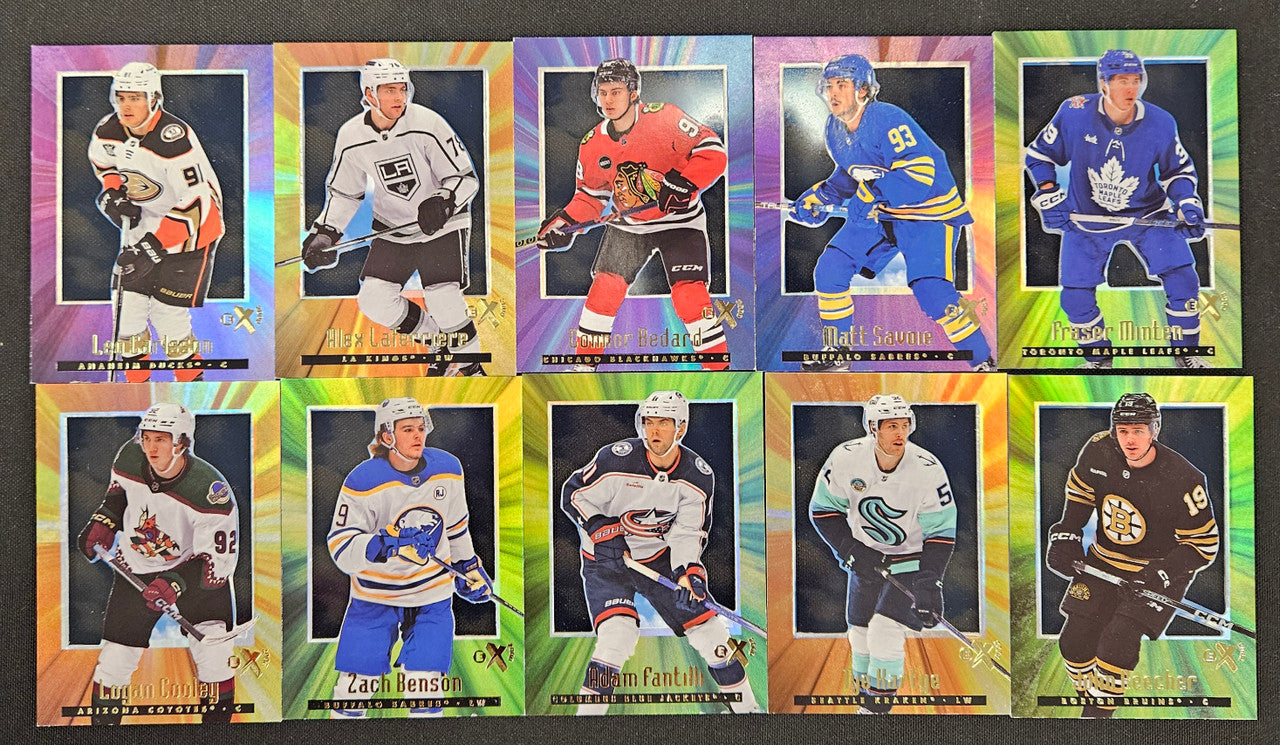 2023-24 Skybox E-X 2000 Hockey Near Complete Set 143/150 Bedard RC