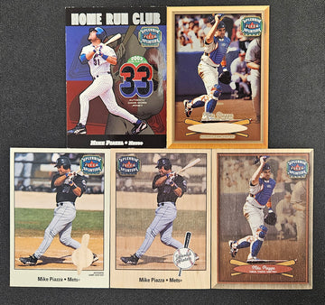 2003 Fleer Splendid Splinters Mike Piazza Lot Of 5