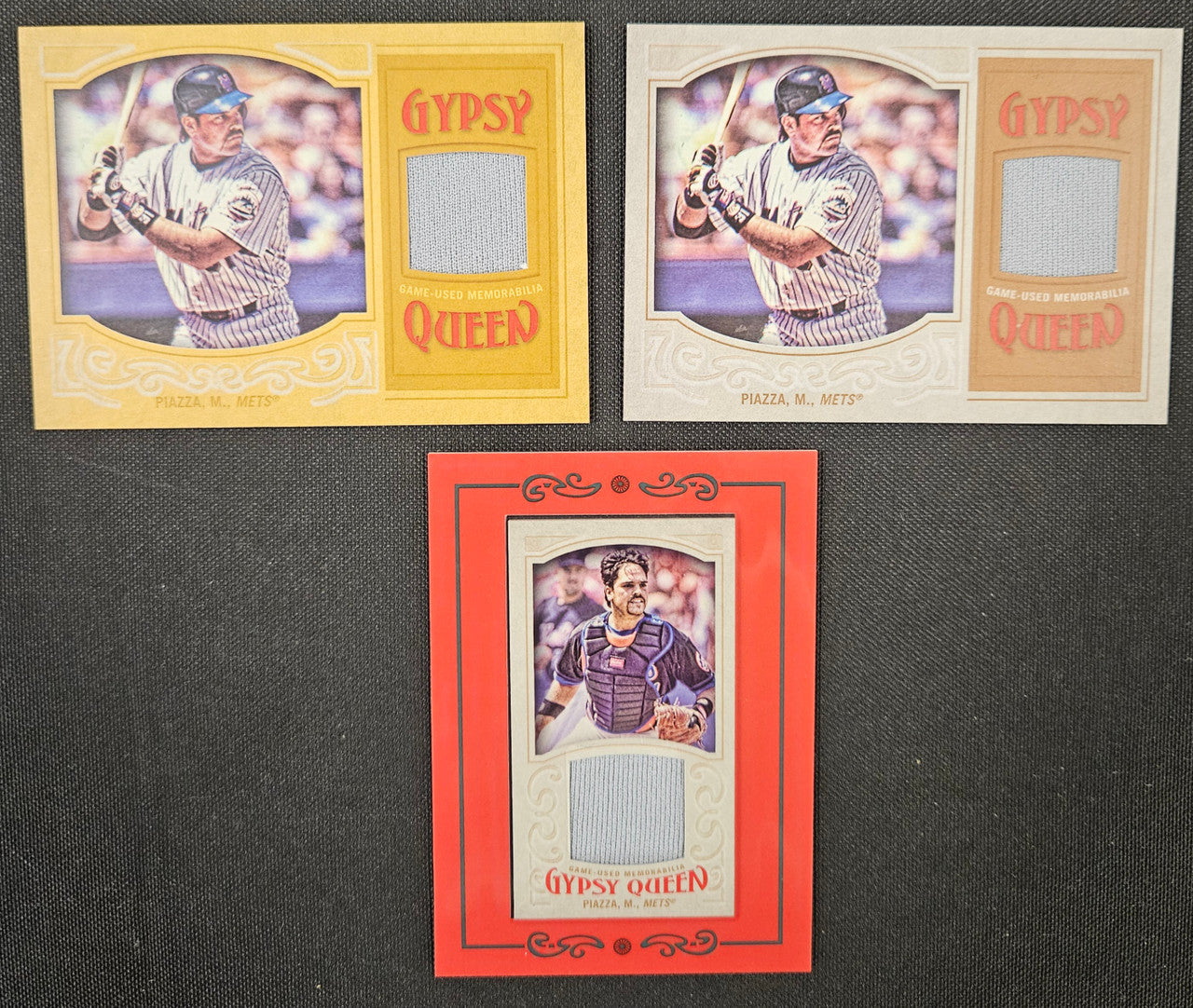 2016 Topps Gypsy Queen Mike Piazza Lot Of 3