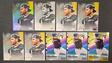 2015 Topps Stadium Club Mike Piazza Lot Of 9