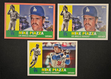 2017 Topps Archives Mike Piazza Lot Of 3