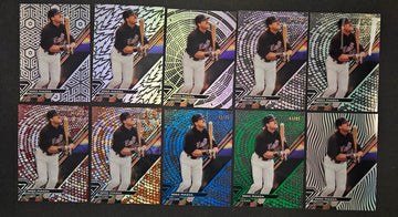 2017 Topps High Tek Mike Piazza Rainbow Lot Of 10