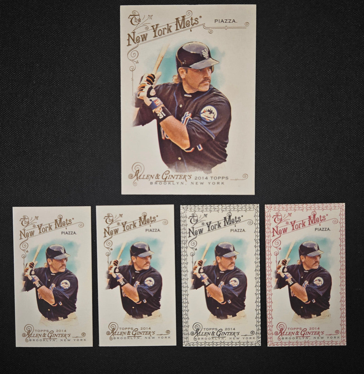 2014 Topps Allen & Ginter Mike Piazza Lot Of 5