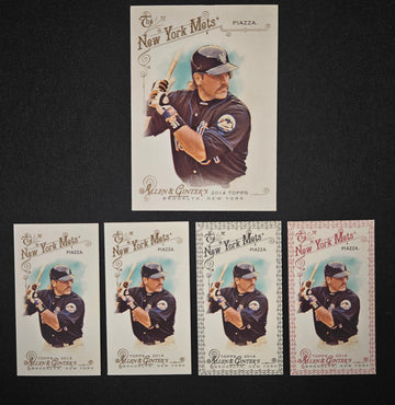 2014 Topps Allen & Ginter Mike Piazza Lot Of 5