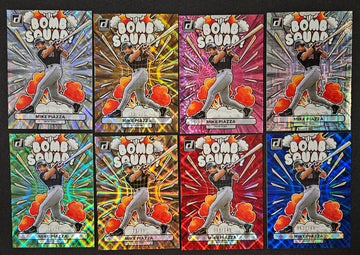 2023 Panini Donruss Mike Piazza Rainbow Lot Of 8