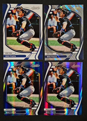 2022 Panini Absolute Mike Piazza Lot Of 4