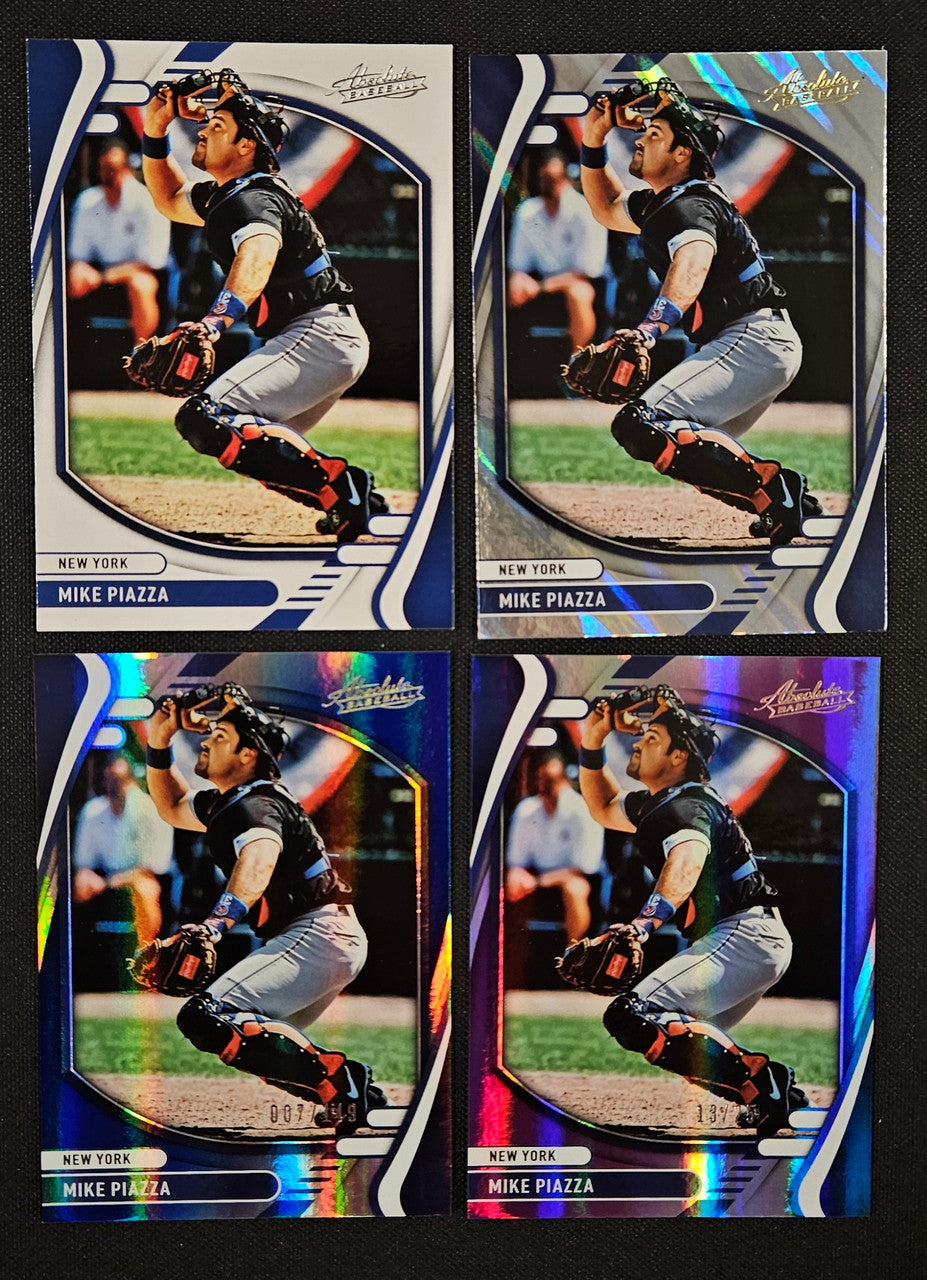 2022 Panini Absolute Mike Piazza Lot Of 4