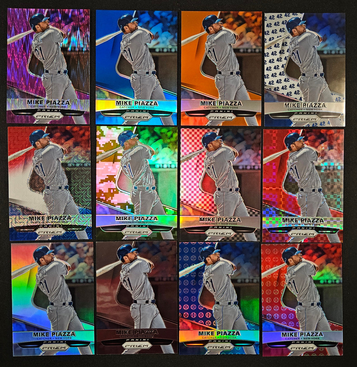 2015 Panini Prizm Mike Piazza Lot Of 12