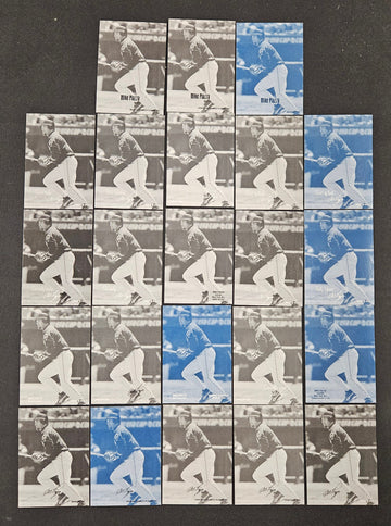 2003 Donruss Leaf Exhibits Mike Piazza Lot Of 23
