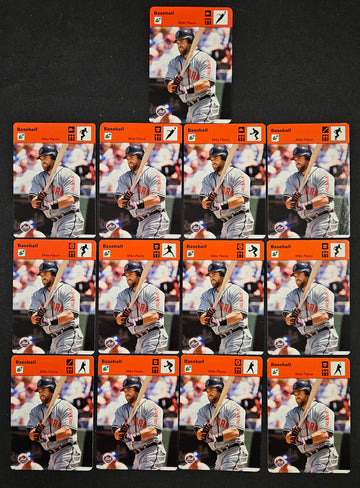 2004 Donruss Playoff Sportscaster Mike Piazza Red Lot Of 13