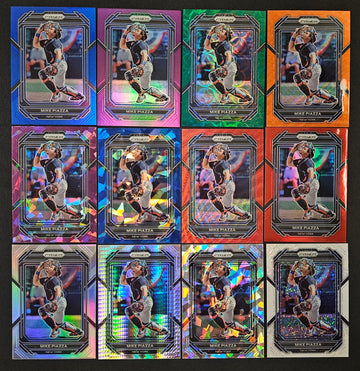 2023 Panini Prizm Mike Piazza Rainbow Lot Of 12