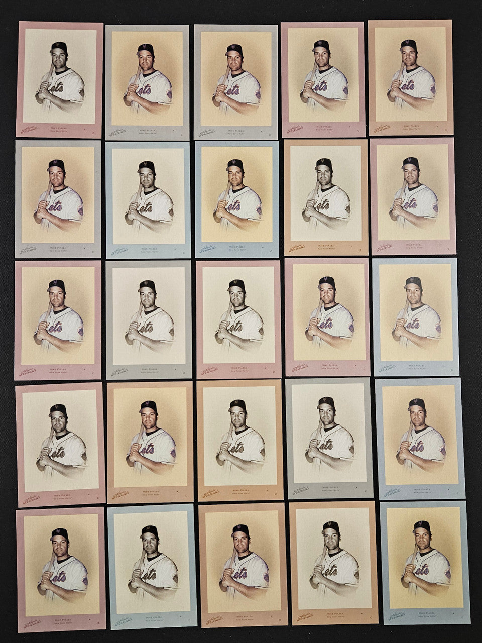 2005 Donruss Studio Portraits Mike Piazza Lot Of 25
