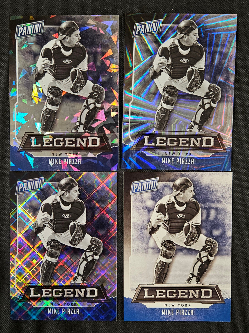 2016 Panini The National Mike Piazza Legend Lot Of 4