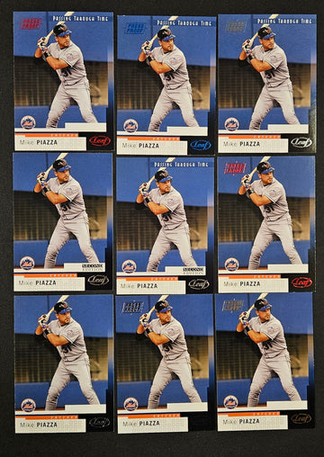 2004 Leaf Mike Piazza Lot Of 9