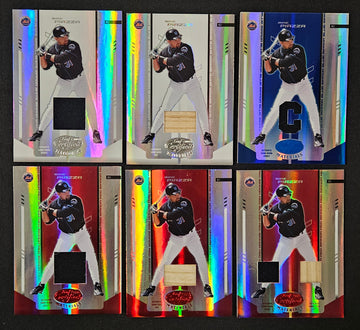 2004 Leaf Certified Materials Mike Piazza Lot of 6