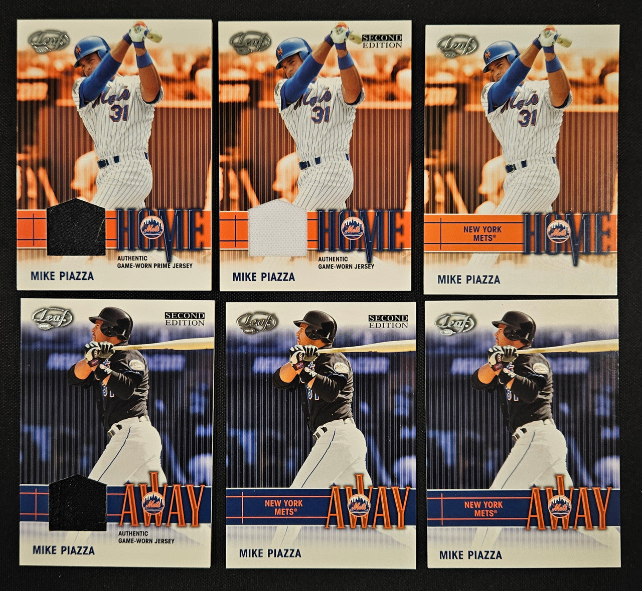 2004 Leaf Mike Piazza Lot of 6