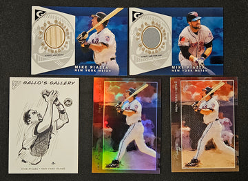 2005 Topps Gallery Mike Piazza Lot Of 5