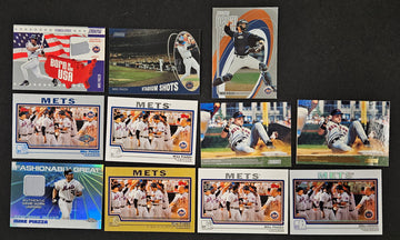 2002-04 Topps Chrome/Stadium Club Mike Piazza Lot Of 11