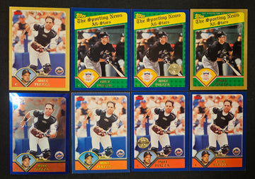 2003 Topps/Chrome Mike Piazza Lot Of 8