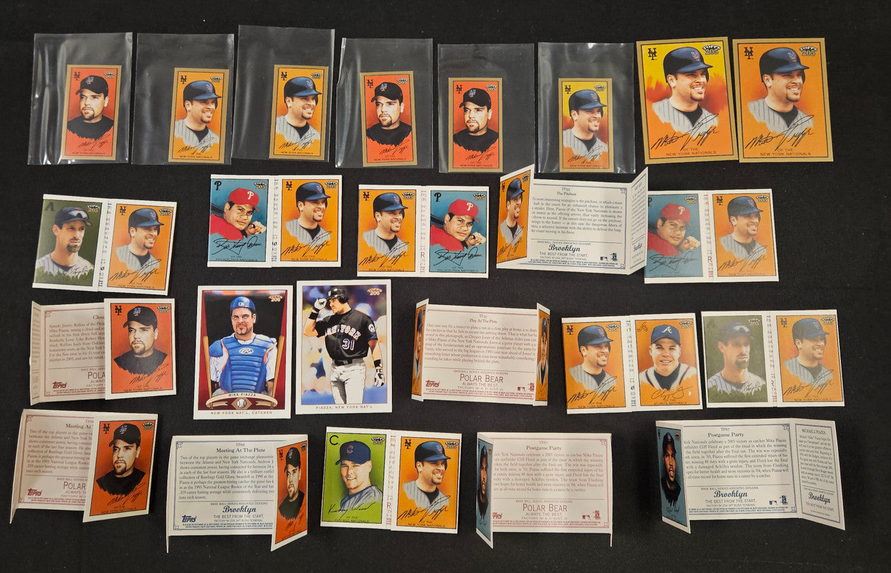 2002-03 Topps 205/206 Mike Piazza Lot Of 24