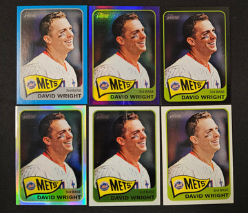 2014 Topps Heritage David Wright Lot Of 6