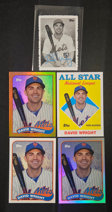 2014 Topps Archives David Wright Lot Of 5