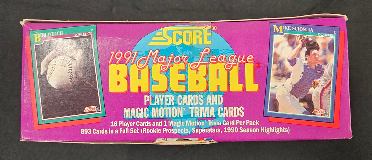 1991 Score Baseball Series 2 Wax Box Factory Sealed Magic Motion