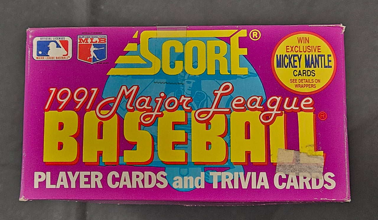 1991 Score Baseball Series 2 Wax Box Factory Sealed Magic Motion