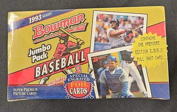 1993 Bowman Baseball Jumbo Pack 20 Pack Box Factory Sealed